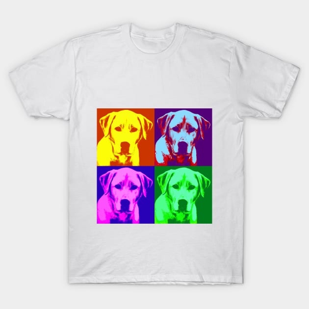 Pop Art - Labrador Retriever T-Shirt by Naves